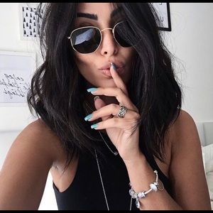 Ray Ban Hexagonal flat lense sunglasses